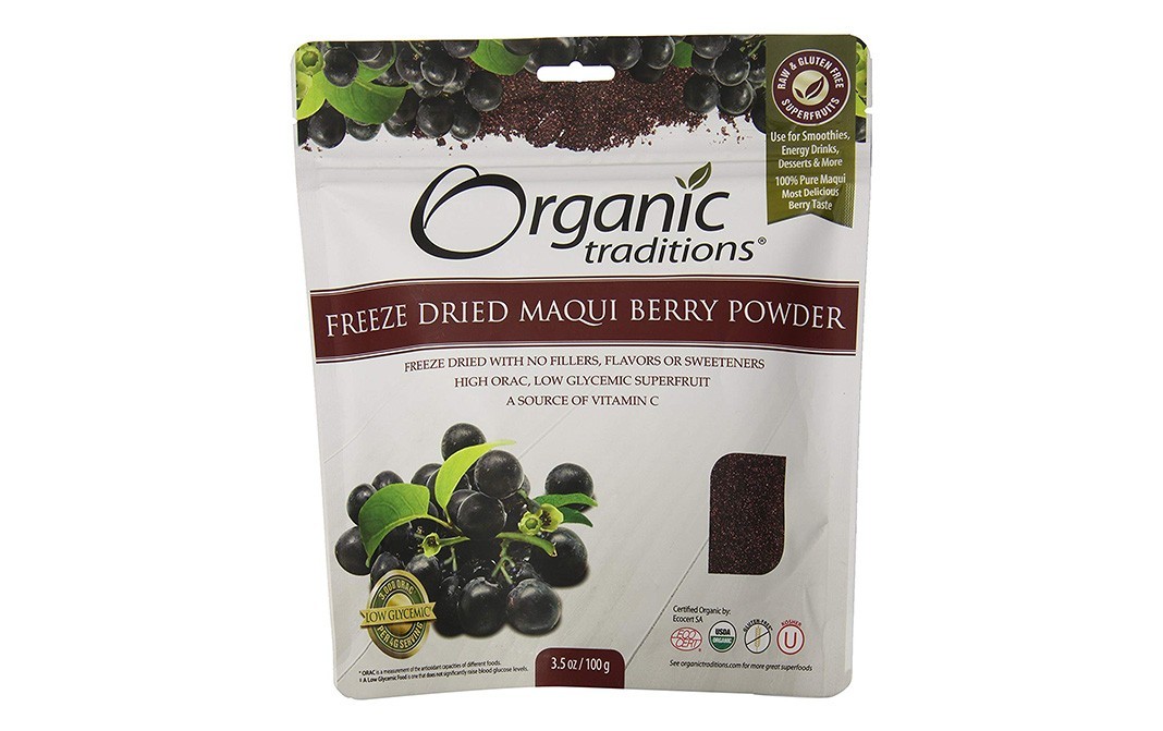 Organic Traditions Freeze Dried Maqui Berry Powder    Pack  100 grams